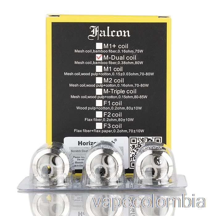 Bobinas De Repuesto Desechables Para Vaporizador Horizon Falcon Bobinas De Malla Dual De 0.38ohm M